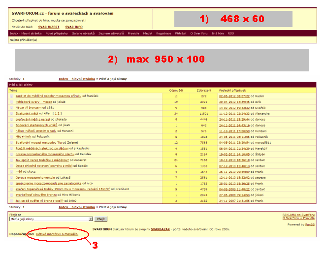 Reklama na SVARFORUM